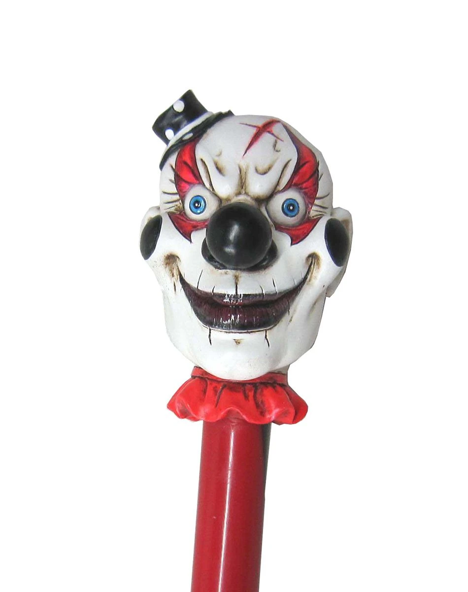 Spirit Halloween Scary Clown Jester Staff 4 Spirit Halloween Scary Clown Jester Staff - Image 2