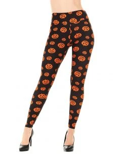 Spirit Halloween Plus Size Pumpkin Leggings