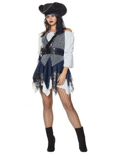 Spirit Halloween Adult Castaway Beauty Pirate Costume - The Signature Collection -HALLOWEEN COSTUMES Sales 01434786 c