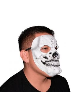 Spirit Halloween Skeleton Half Mask -HALLOWEEN COSTUMES Sales 01435700 b
