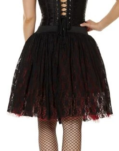 Spirit Halloween Victorian Vampire Layered Skirt -HALLOWEEN COSTUMES Sales 01436005 b