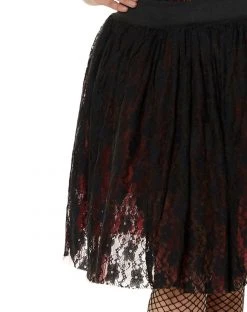 Spirit Halloween Victorian Vampire Layered Skirt -HALLOWEEN COSTUMES Sales 01436005 d