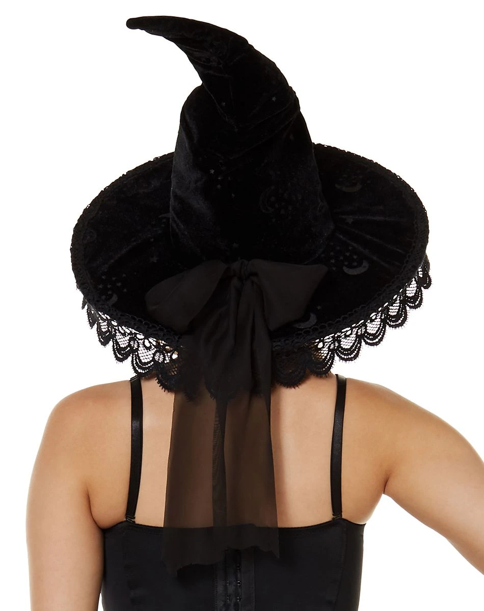 Spirit Halloween Deluxe Celestial Witch Hat 4 Spirit Halloween Deluxe Celestial Witch Hat - Image 2