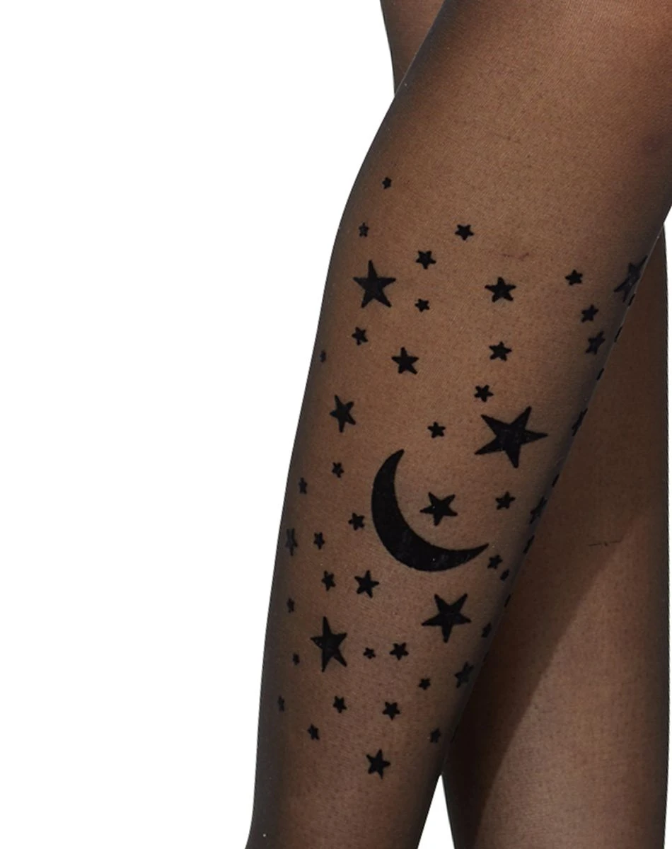 Spirit Halloween Witch Celestial Tights 4 Spirit Halloween Witch Celestial Tights - Image 2