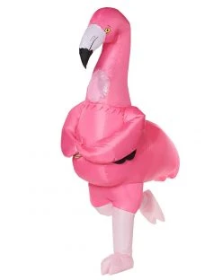 Spirit Halloween Adult Flamingo Inflatable Costume