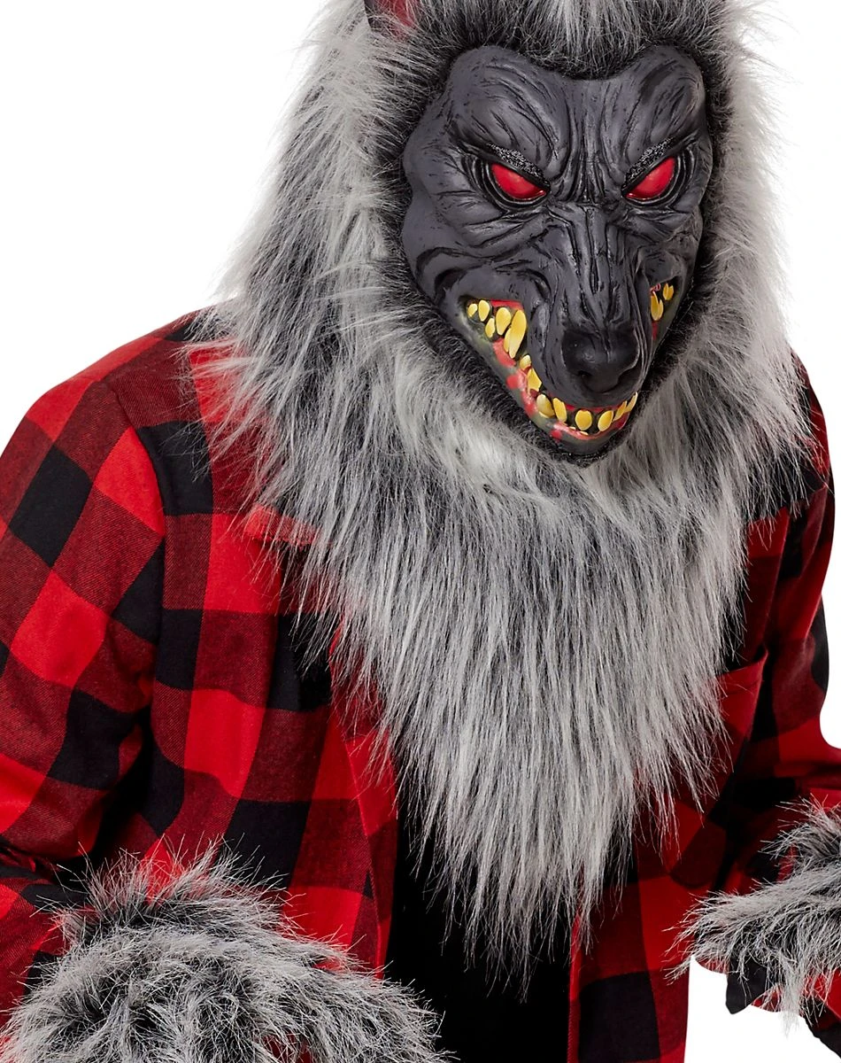 Spirit Halloween Adult Faux Fur Werewolf Costume 5 Spirit Halloween Adult Faux Fur Werewolf Costume - Image 3