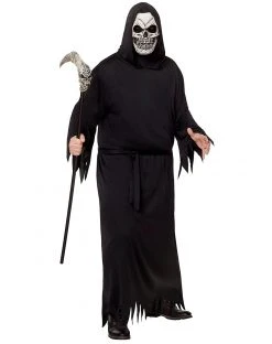 Spirit Halloween Adult Grim Reaper Plus Size Robe
