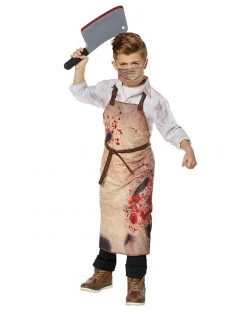 Spirit Halloween Kids Bloody Butcher Costume Kit
