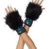 Spirit Halloween Faux Fur Dark Unicorn Wrist Cuffs 2 Spirit Halloween Faux Fur Dark Unicorn Wrist Cuffs -HALLOWEEN COSTUMES Sales 01441658 a