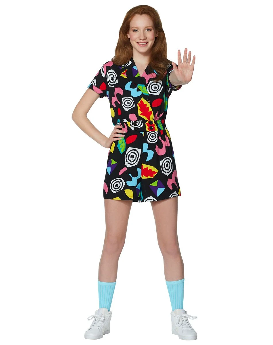 Spirit Halloween Adult Eleven Geometric Romper - Stranger Things 2 Spirit Halloween Adult Eleven Geometric Romper - Stranger Things