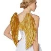 Spirit Halloween Goldtone Feather-Effect Angel Wings -HALLOWEEN COSTUMES Sales 01443852 a
