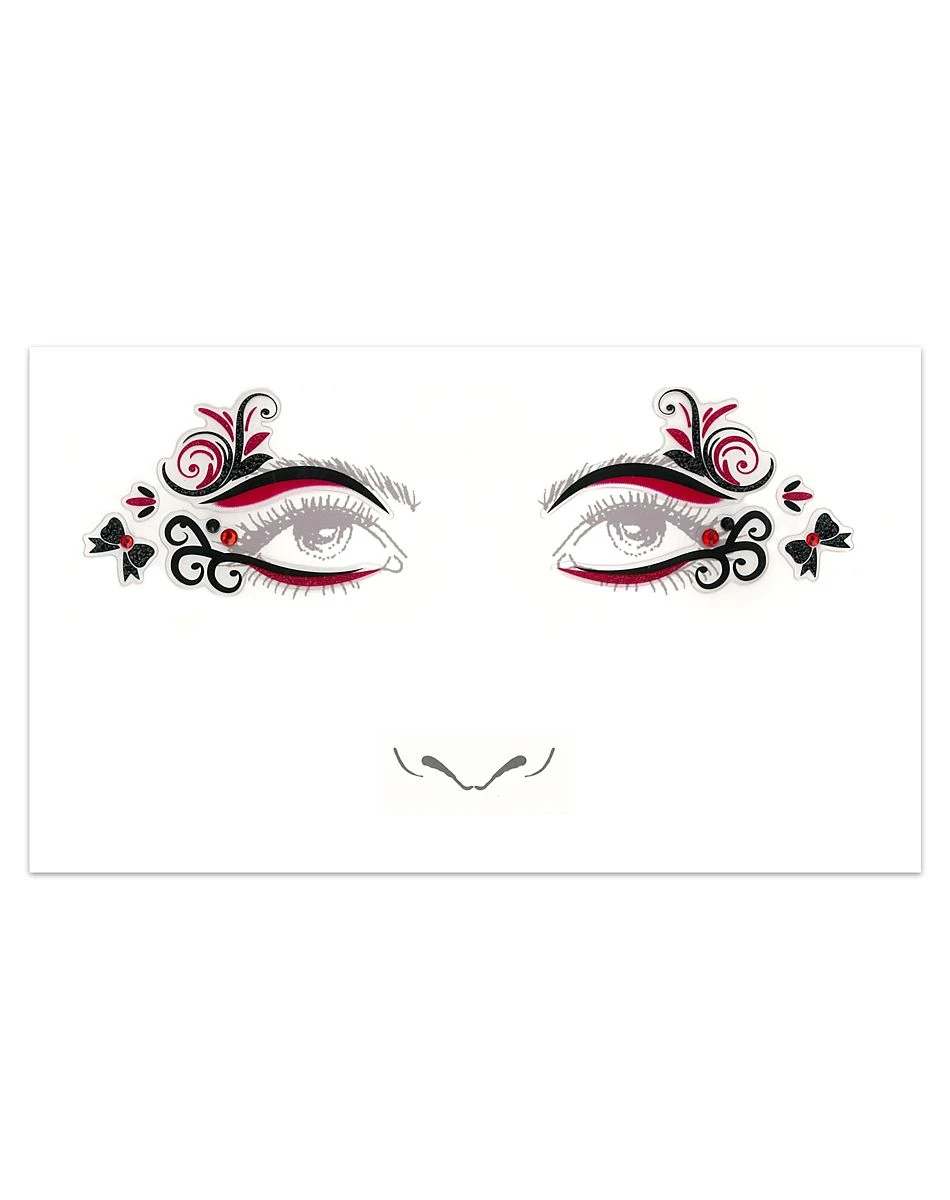 Spirit Halloween Red Riding Hood Face Decal 3 Spirit Halloween Red Riding Hood Face Decal