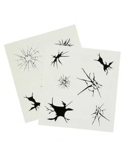 Spirit Halloween Broken Doll Temporary Tattoos