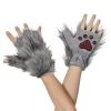 Spirit Halloween Kids Faux Fur Wolf Paws -HALLOWEEN COSTUMES Sales 01446491 a