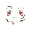 Spirit Halloween Kids Horror Zombie Face Decal