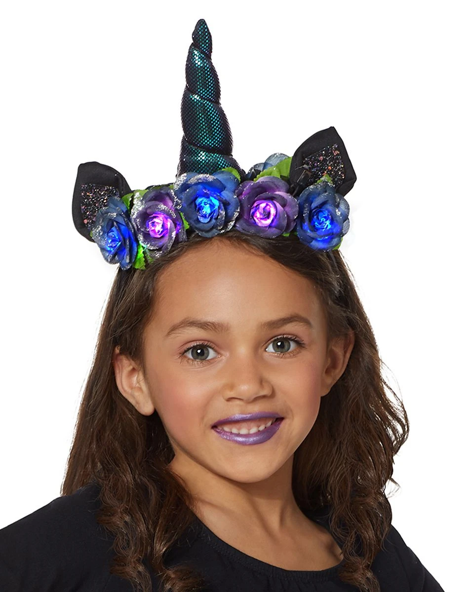 Spirit Halloween Kids Faux Fur Light-Up Unicorn Costume Kit 4 Spirit Halloween Kids Faux Fur Light-Up Unicorn Costume Kit - Image 2