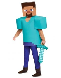 Spirit Halloween Kids Steve Costume Deluxe - Minecraft 10 Spirit Halloween Kids Steve Costume Deluxe - Minecraft -HALLOWEEN COSTUMES Sales 01448075 d