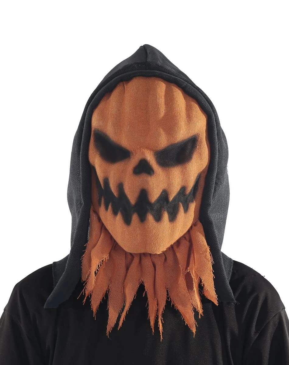 Spirit Halloween Pumpkin Burlap Hood Mask 3 Spirit Halloween Pumpkin Burlap Hood Mask