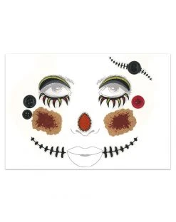 Spirit Halloween Scary Scarecrow Face Decal