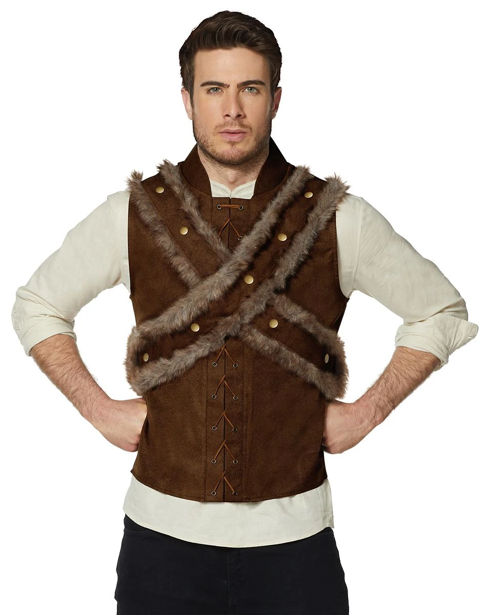 Spirit Halloween Adult Faux Fur Medieval Vest 3 Spirit Halloween Adult Faux Fur Medieval Vest