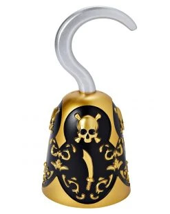 Spirit Halloween Gold Skull Pirate Hook