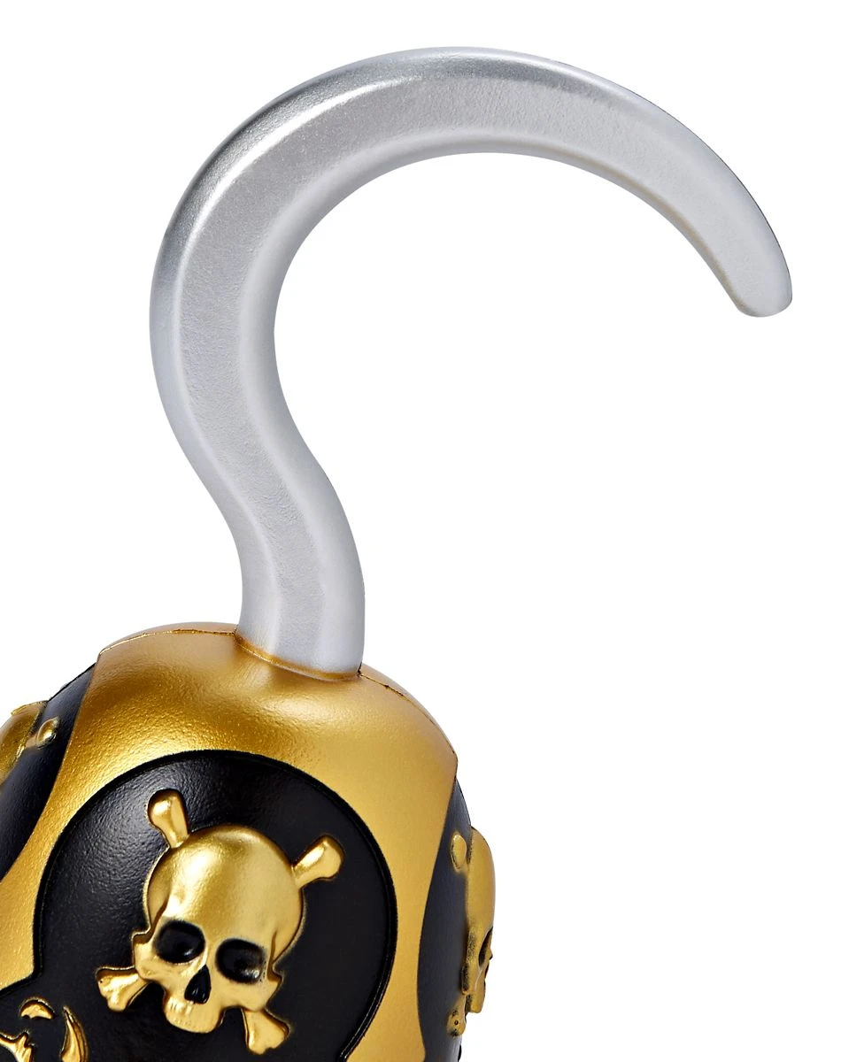 Spirit Halloween Gold Skull Pirate Hook 4 Spirit Halloween Gold Skull Pirate Hook - Image 2