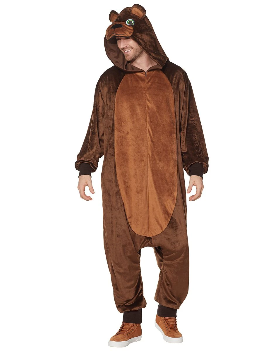 Spirit Halloween Adult Bear Union Suit 3 Spirit Halloween Adult Bear Union Suit