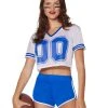 Spirit Halloween White Cropped Jersey 1 Spirit Halloween White Cropped Jersey -HALLOWEEN COSTUMES Sales 01454602 a