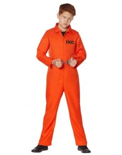 Spirit Halloween Kids Escaped Convict Costume
