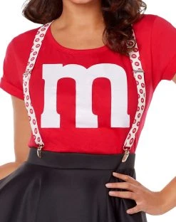 Spirit Halloween Adult Red M&M’S Costume Kit with Suspenders 7 Spirit Halloween Adult Red M&M’S Costume Kit with Suspenders -HALLOWEEN COSTUMES Sales 01458538 c