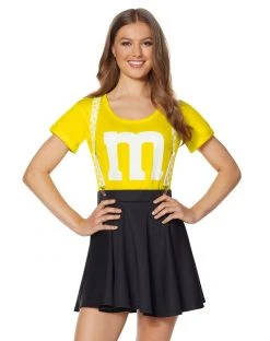Spirit Halloween Adult Yellow M&M’S Costume Kit with Suspenders 7 Spirit Halloween Adult Yellow M&M’S Costume Kit with Suspenders -HALLOWEEN COSTUMES Sales 01458561 c