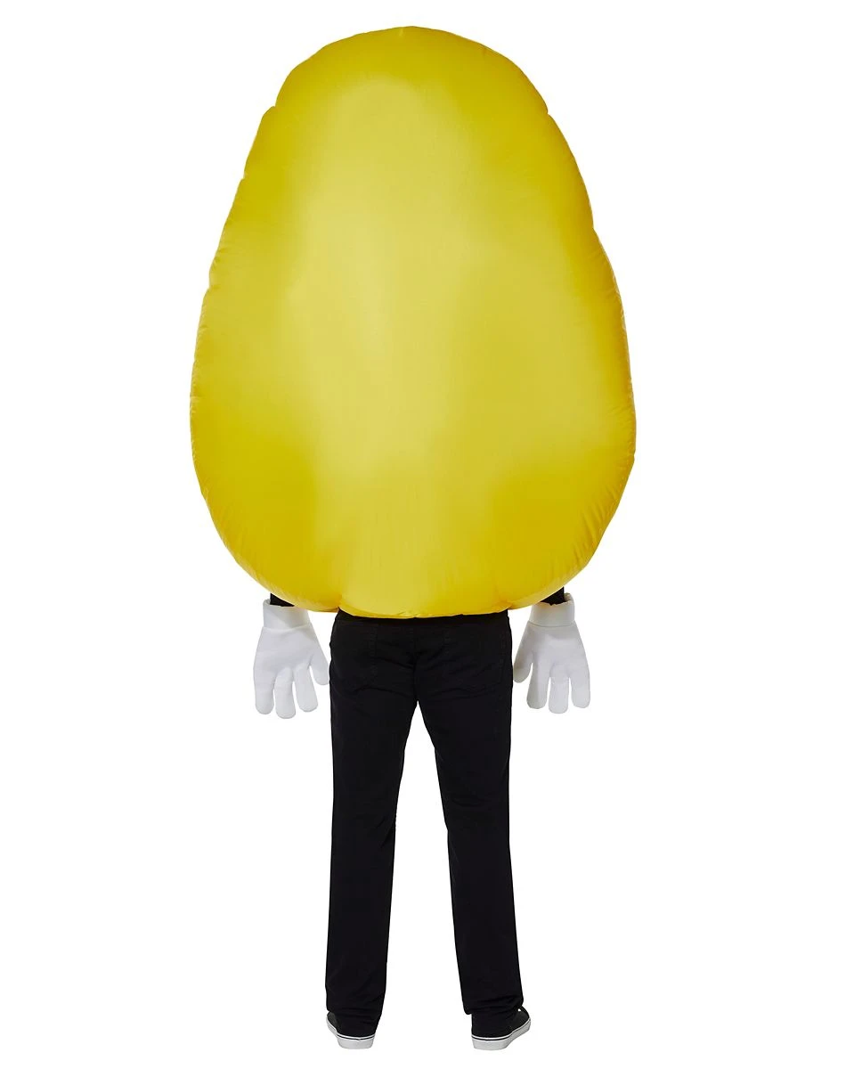 Spirit Halloween Adult Yellow M&M'S Inflatable Costume 5 Spirit Halloween Adult Yellow M&M'S Inflatable Costume - Image 3