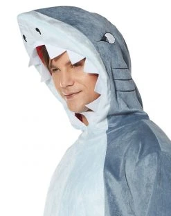 Spirit Halloween Adult Shark Union Suit 7 Spirit Halloween Adult Shark Union Suit -HALLOWEEN COSTUMES Sales 01459528 c