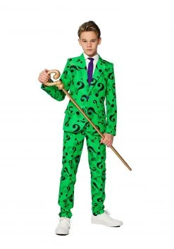 Spirit Halloween Kids Riddler Costume - DC Comics
