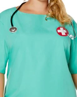 Spirit Halloween Adult ER Surgeon Plus Size Costume 13 Spirit Halloween Adult ER Surgeon Plus Size Costume -HALLOWEEN COSTUMES Sales 01463249 f