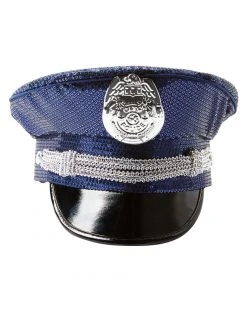 Spirit Halloween Sequin Police Hat 9 Spirit Halloween Sequin Police Hat -HALLOWEEN COSTUMES Sales 01463363 b