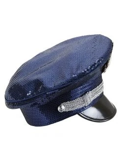 Spirit Halloween Sequin Police Hat 10 Spirit Halloween Sequin Police Hat -HALLOWEEN COSTUMES Sales 01463363 c