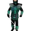 Spirit Halloween Kids Green Dragon Ninja Costume - Deluxe 1 Spirit Halloween Kids Green Dragon Ninja Costume - Deluxe -HALLOWEEN COSTUMES Sales 01464544 a