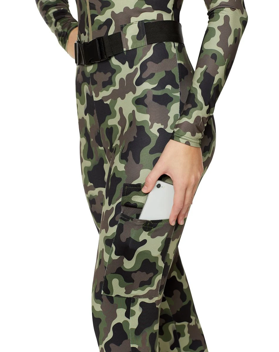 Spirit Halloween Adult Camo Catsuit Costume 6 Spirit Halloween Adult Camo Catsuit Costume - Image 4