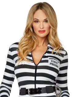 Spirit Halloween Adult Jailbird Catsuit Costume 8 Spirit Halloween Adult Jailbird Catsuit Costume -HALLOWEEN COSTUMES Sales 01464908 c