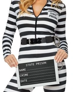 Spirit Halloween Adult Jailbird Catsuit Costume 9 Spirit Halloween Adult Jailbird Catsuit Costume -HALLOWEEN COSTUMES Sales 01464908 d
