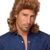 Spirit Halloween '80s Brown Mid-Length Curls Wig -HALLOWEEN COSTUMES Sales 01465780 a