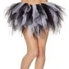 Spirit Halloween Black and White Shredded Tutu 2 Spirit Halloween Black and White Shredded Tutu -HALLOWEEN COSTUMES Sales 01467984 a