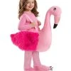 Spirit Halloween Toddler Faux Fur Flamingo Ride-Along Costume -HALLOWEEN COSTUMES Sales 01468123 a