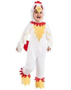 Spirit Halloween Toddler Faux Fur Chicken Costume with Sound