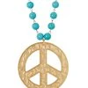 Spirit Halloween Peace Sign Bead Necklace -HALLOWEEN COSTUMES Sales 01468842 a