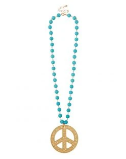 Spirit Halloween Peace Sign Bead Necklace -HALLOWEEN COSTUMES Sales 01468842 b