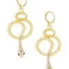 Spirit Halloween Goldtone Snake Earrings 1 Spirit Halloween Goldtone Snake Earrings -HALLOWEEN COSTUMES Sales 01468925 a