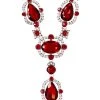 Spirit Halloween Deluxe '20s Red Necklace -HALLOWEEN COSTUMES Sales 01469006 a