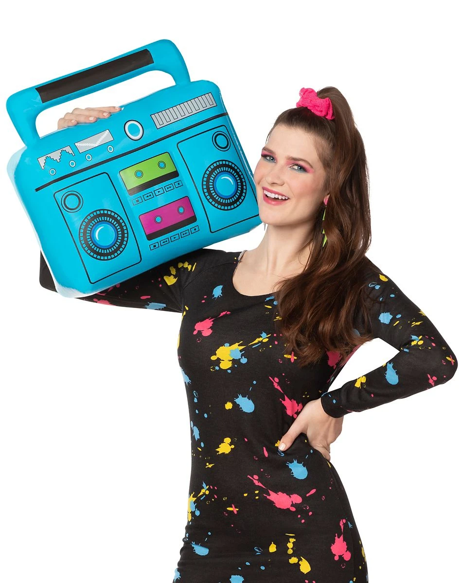 Spirit Halloween '80s Inflatable Boombox 4 Spirit Halloween '80s Inflatable Boombox - Image 2